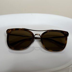 Bottega Veneta Women's Sunglasses BV0064S-002 in Havana/Brown, Butterfly Shape